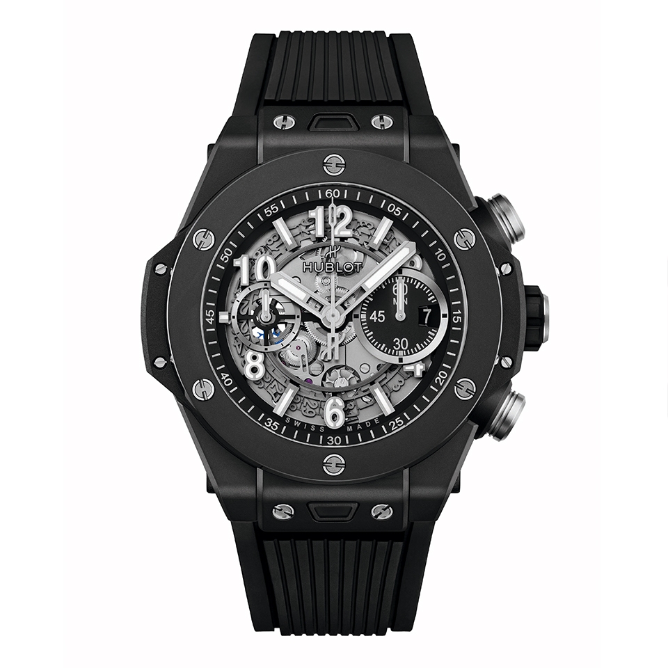 HUBLOT ウブロ ビックバン 44mm ブラックマジック オマージュ ウブロ(HUBLOT) ビック・バン ウニコ ブラックマジック 44MM BIG BANG